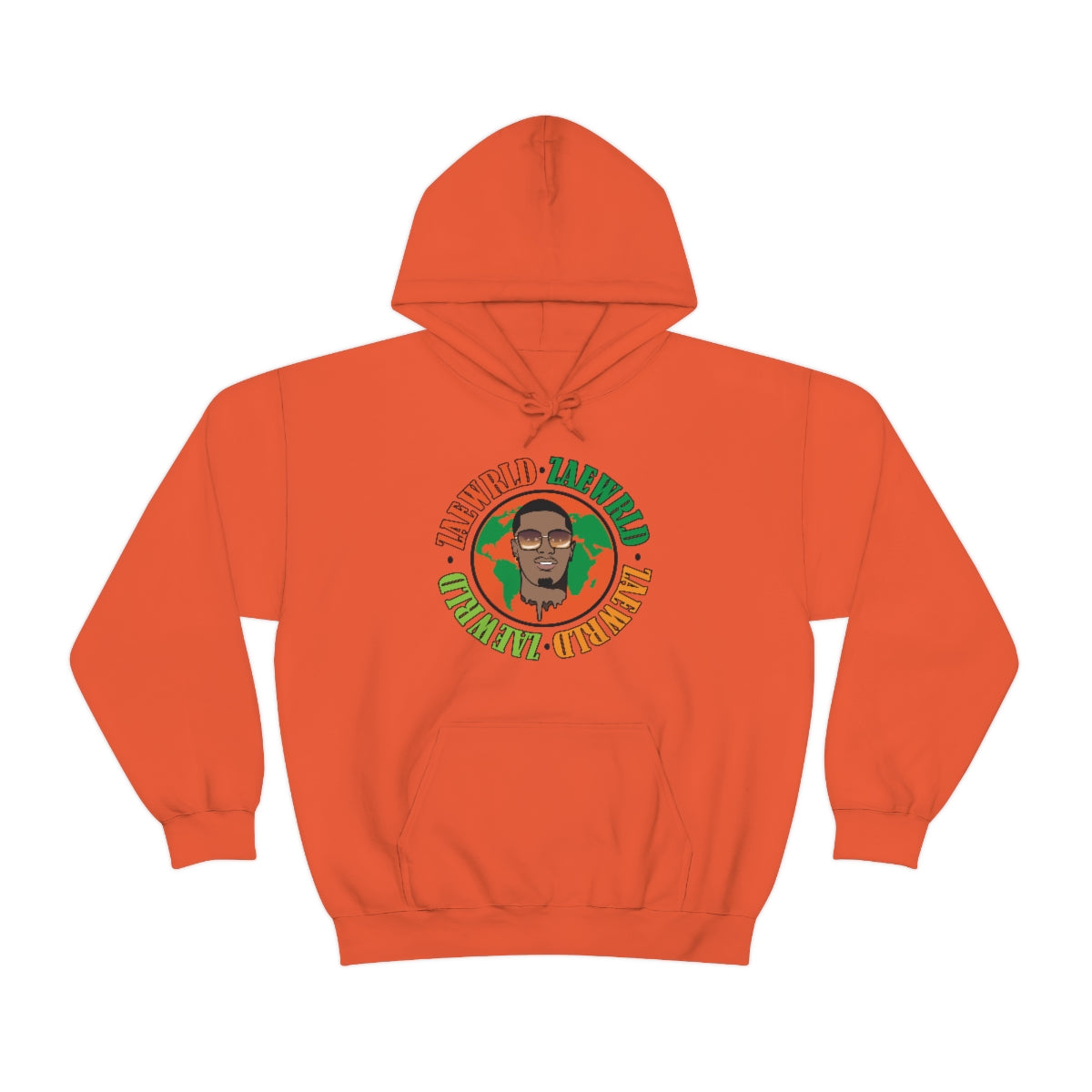 OG Zae Wrld Hoodie Tangerine