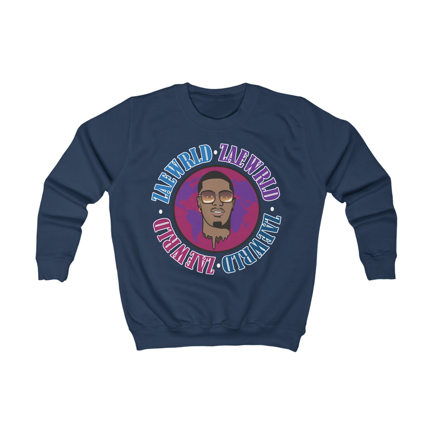 Zae Wrld Circle Youth Sweatshirt