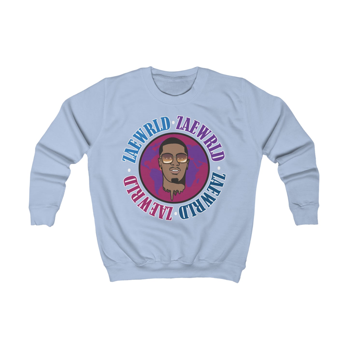 Zae Wrld Circle Youth Sweatshirt