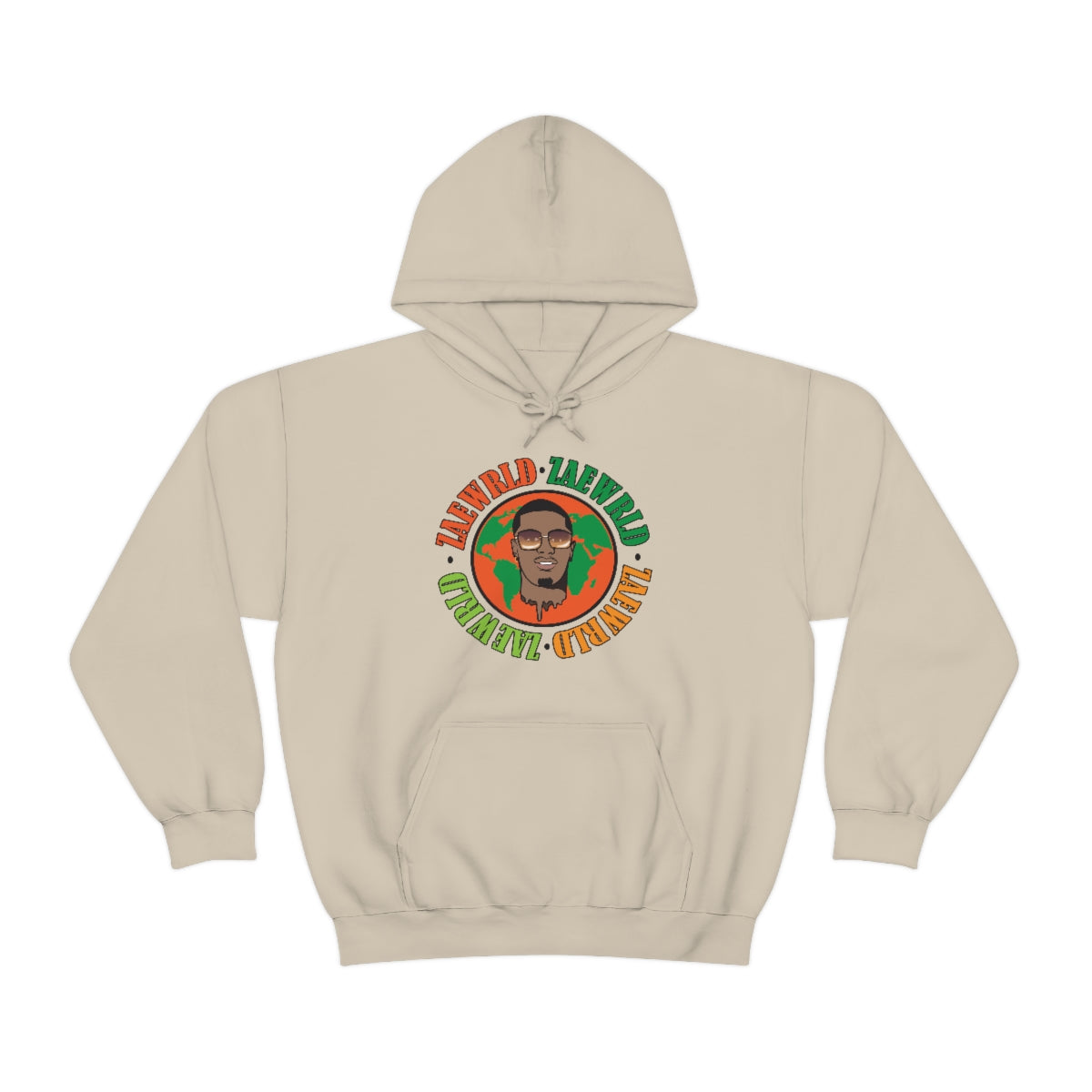 OG Zae Wrld Hoodie Tangerine